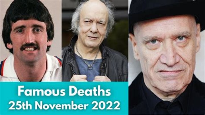 Famous People Who Died on November 25