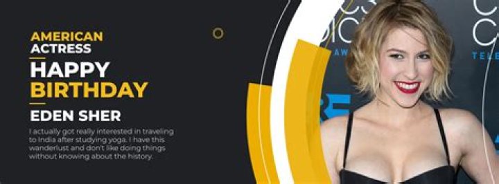 Eden Sher Height Weight Body Measurements Bra Size Age Stats Facts