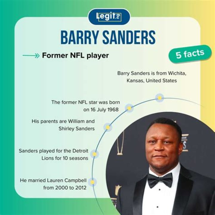 
How Much Money Does Barry Sanders Make? Latest Income Salary
