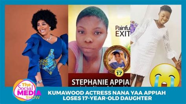 Kumawood Actress Nana Yaa Appiah’s Daughter Stephanie Cause of Death