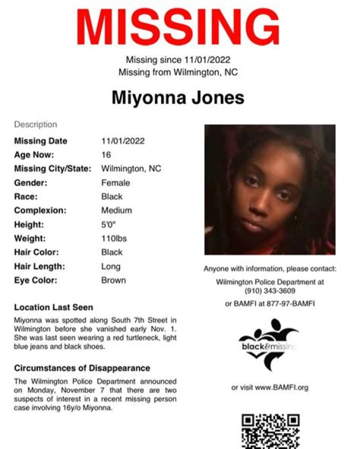 Missing Miyonna Jones Found Dead, What Happened To Miyonna Jones