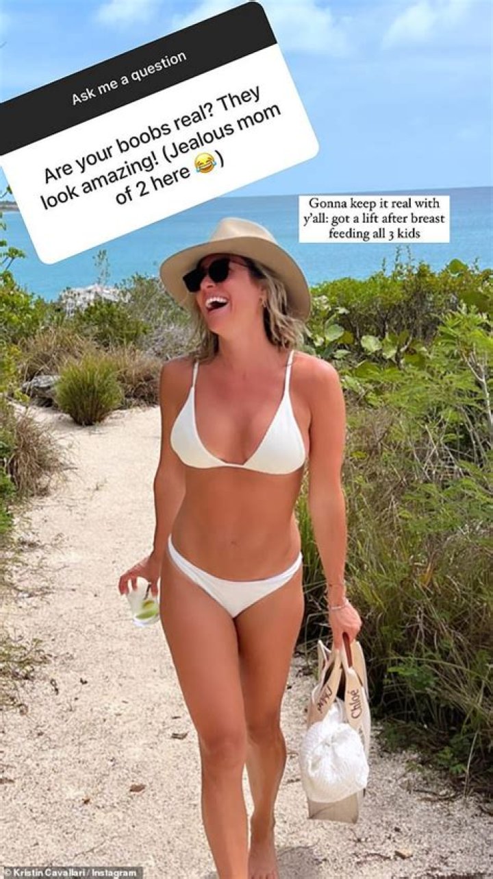 Kristin Cavallari in Bathing Suit Says "...But She's a Mother" — Celebwell