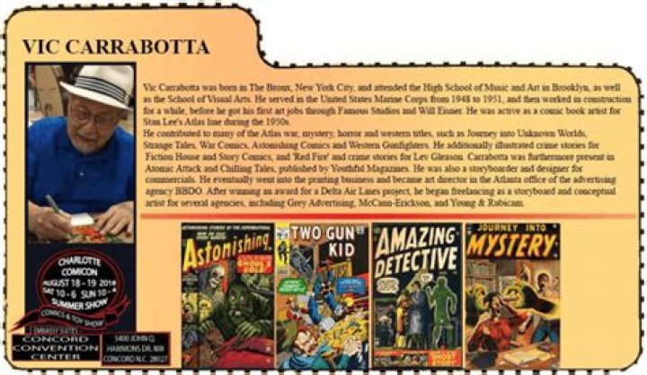 Obituary | How Did Vic Carrabotta Die? Marvel Comics Artist Funeral Service