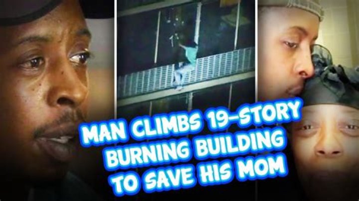 SHOCKING! Man Climbs 19-Story Building To Save His Mother From Fire